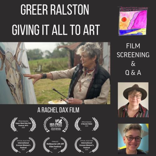 GIVING IT ALL TO ART