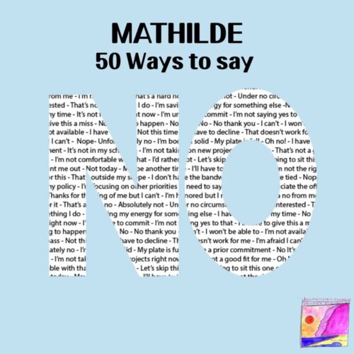 mathilde_50_ways_to_say_no